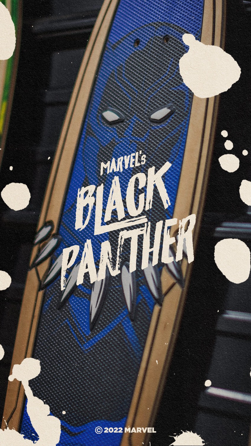 The Black Panther Skateboard Deck by Bear Walker | Sideshow