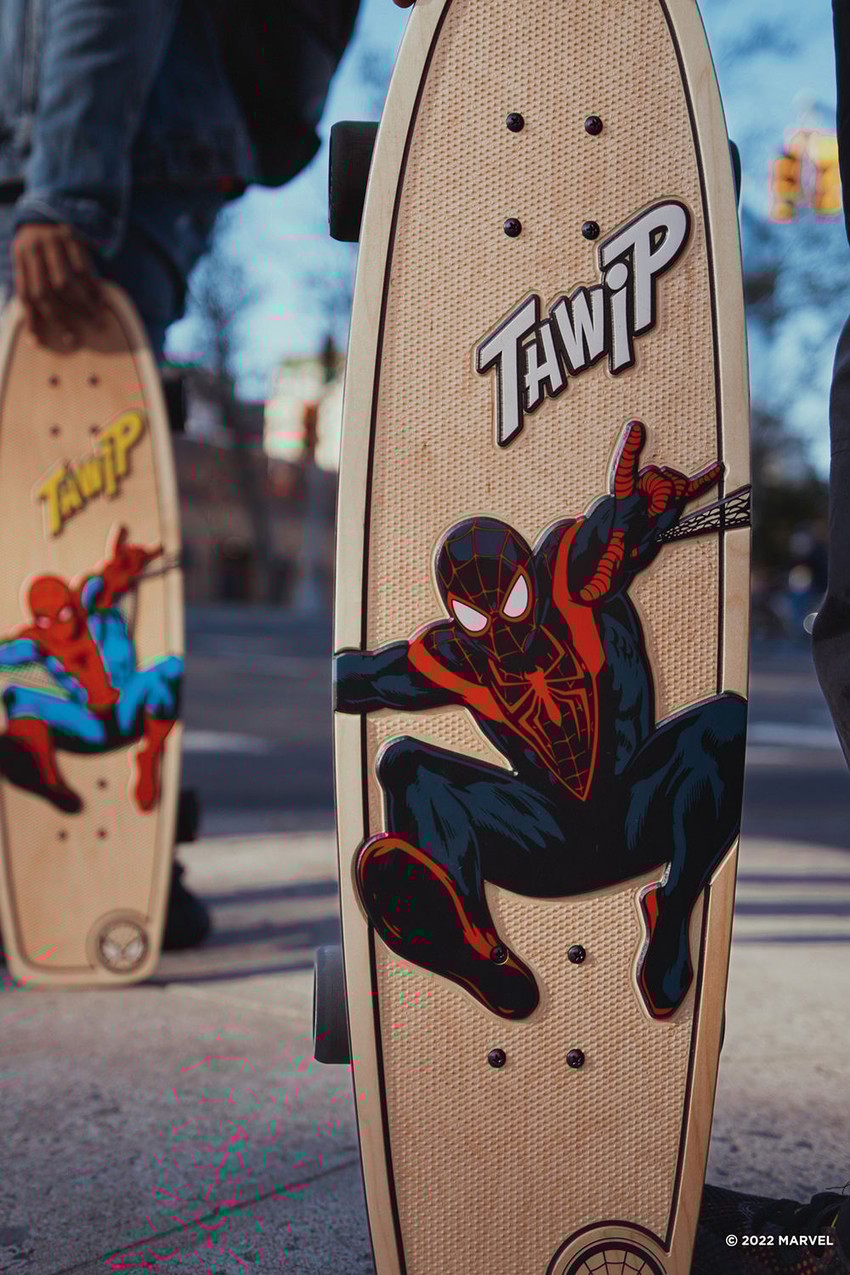 The Miles Morales Skateboard Deck by Bear Walker | Sideshow