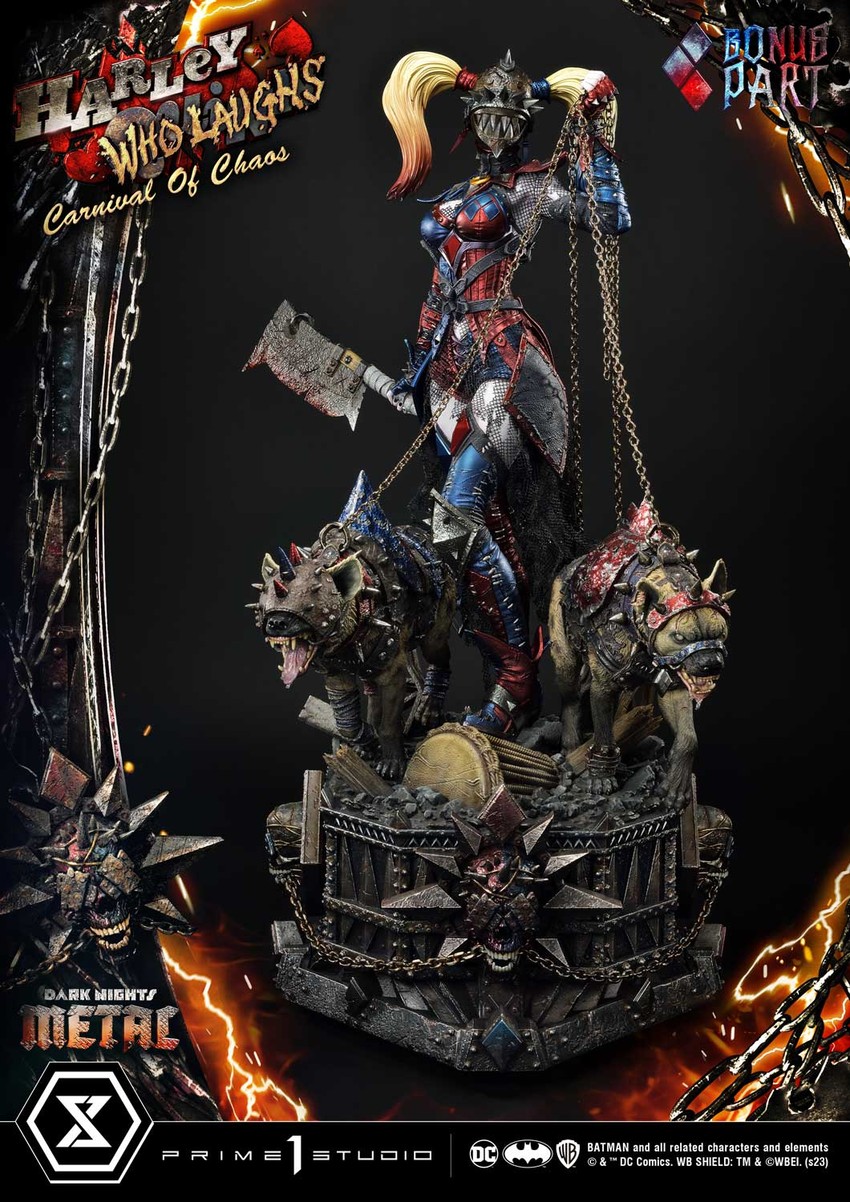 DC Comics Harley Quinn Who Laughs (Deluxe Bonus Version) 1:3 Scale Statue  View 6