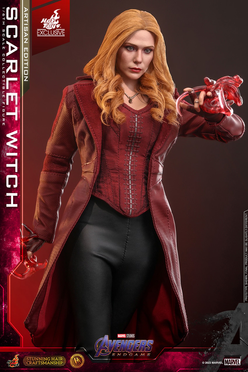 Marvel Scarlet Witch (Artisan Edition) Sixth Scale Figure - Prototype Shown View 4