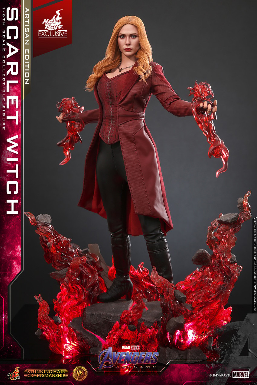 Marvel Scarlet Witch (Artisan Edition) Sixth Scale Figure - Prototype Shown View 6