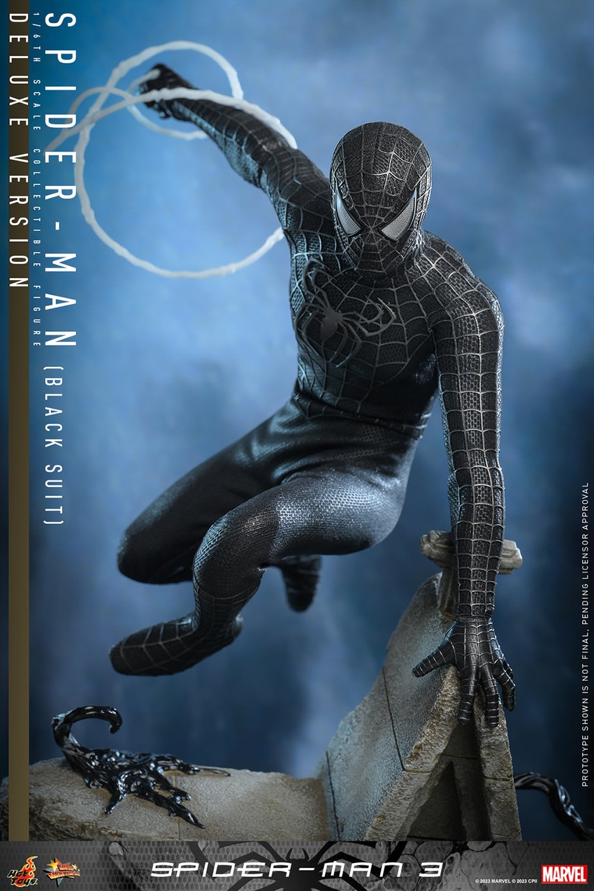 Spider-Man (Black Suit) (Deluxe Version)- Prototype Shown View 5