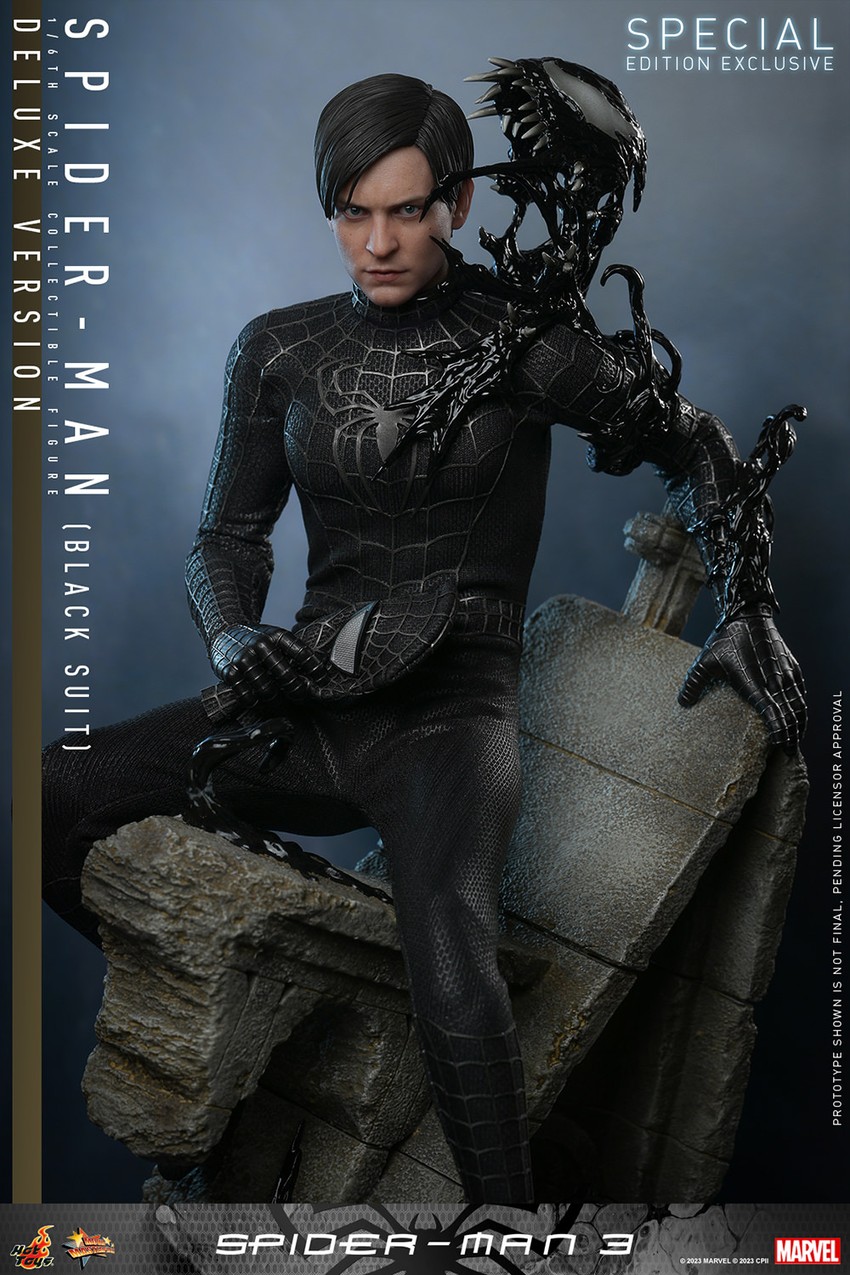 Spider-Man (Black Suit) (Deluxe Version) (Special Edition)- Prototype Shown View 1