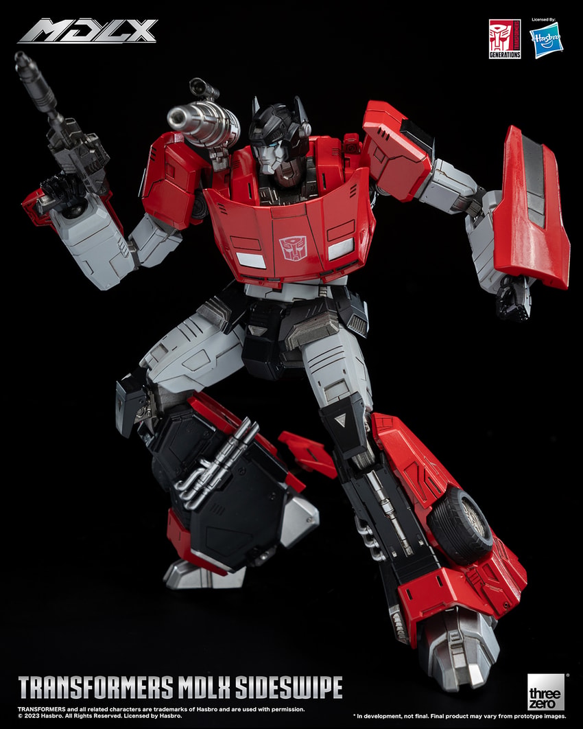 Transformers Sideswipe MDLX Collectible Figure - Prototype Shown View 3