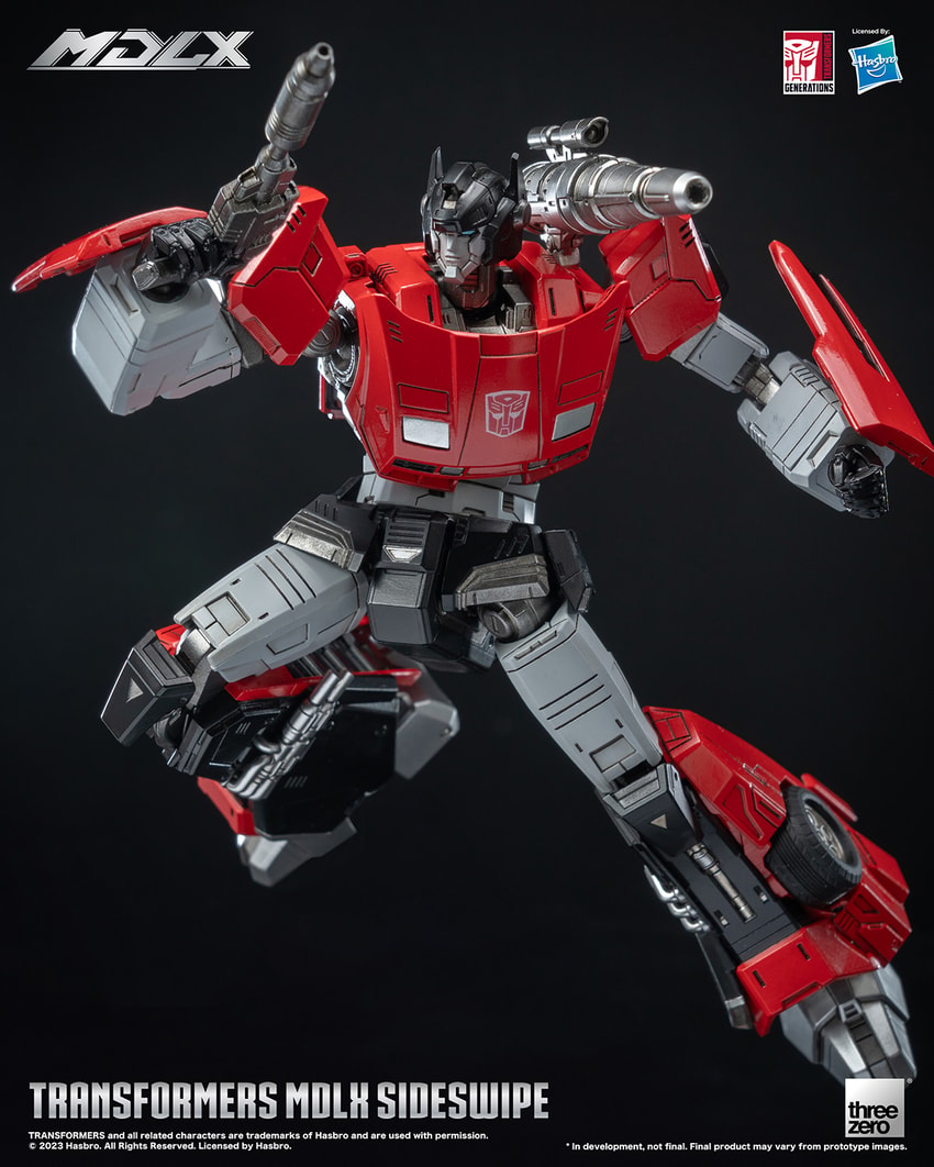 Transformers Sideswipe MDLX Collectible Figure - Prototype Shown View 4