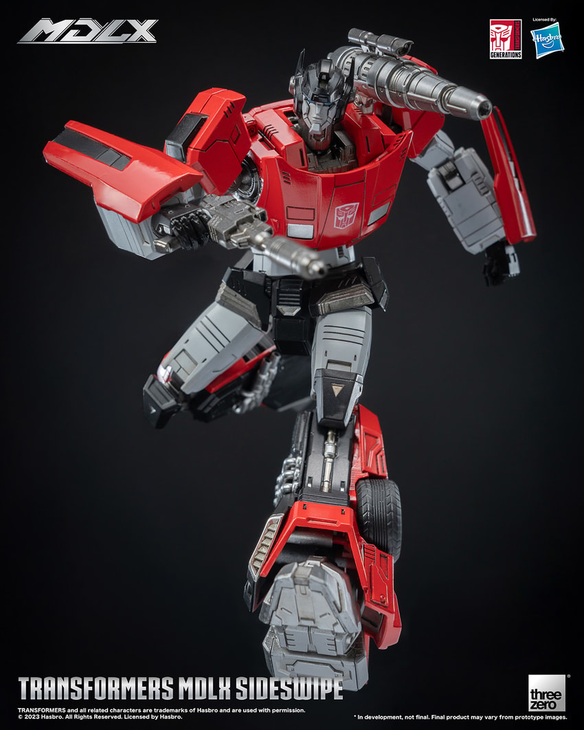 Transformers Sideswipe MDLX Collectible Figure - Prototype Shown View 5