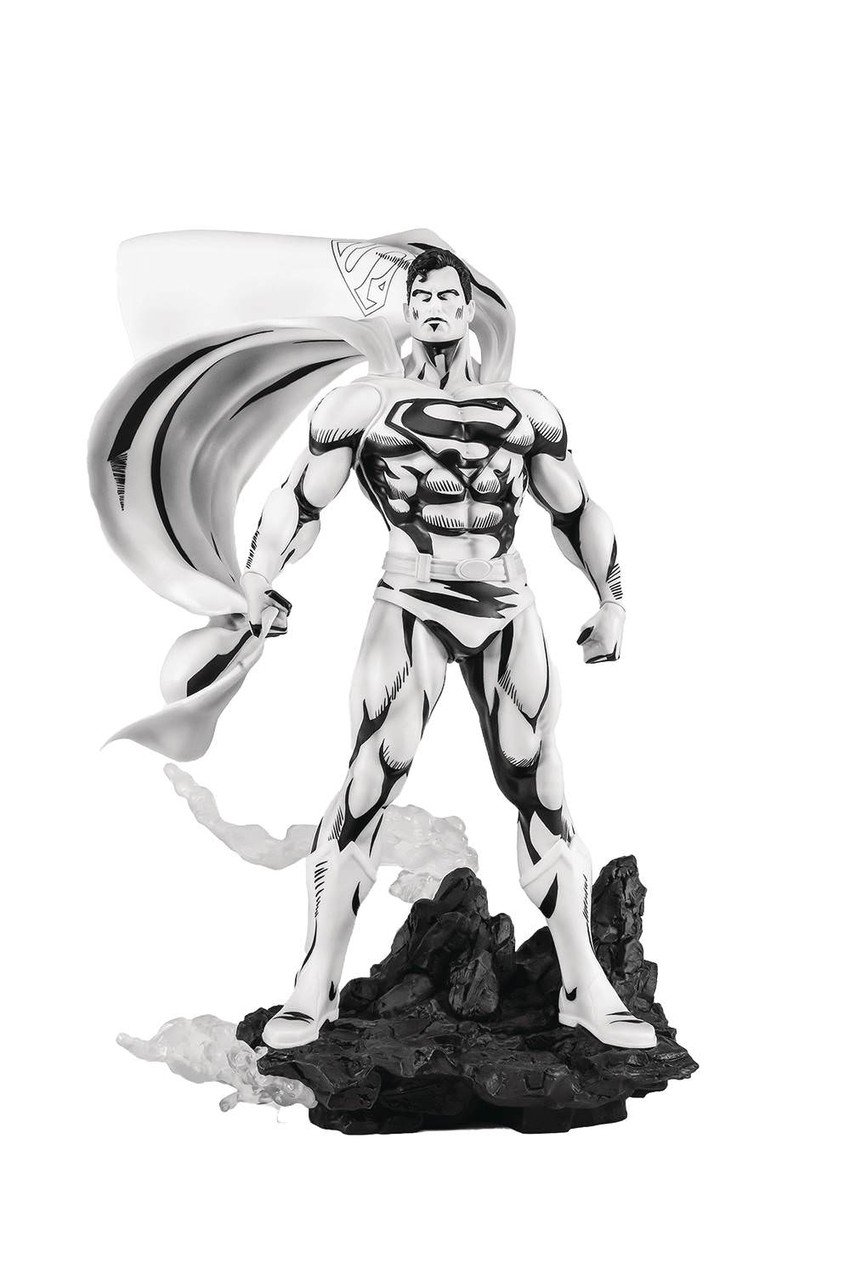DC Comics Superman Black & White Version (PX Exclusive) Statues - Prototype Shown View 6