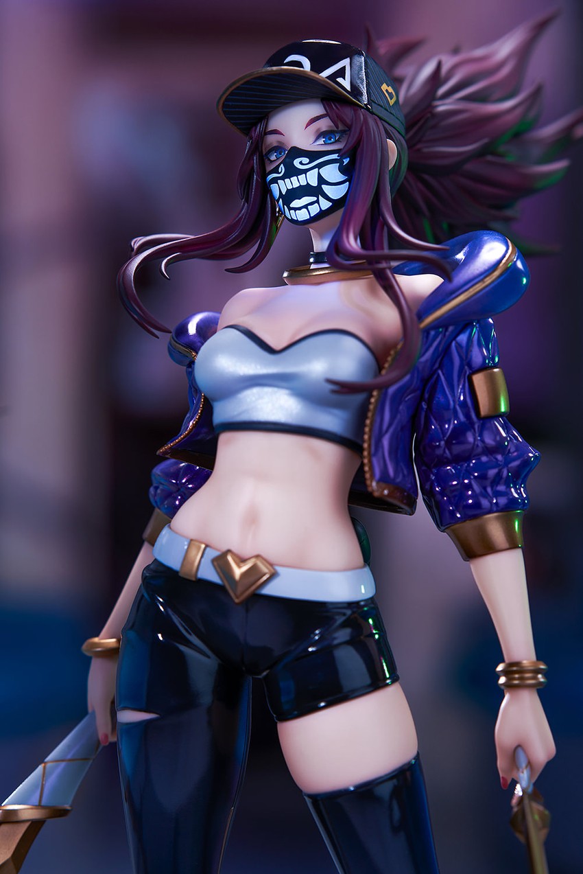KDA AKALI 1/7スケールフィギュア Genuine] League of Legends KDA 1/7 Akali Sculpture Action