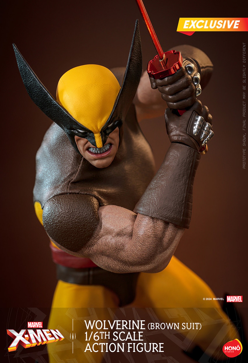 Wolverine (Brown Suit) Sixth Scale Figure by HONŌ Studio