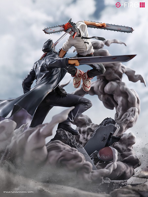 Chainsaw Man Chainsaw Man vs. Samurai Sword Collectible Figure - Prototype Shown View 5