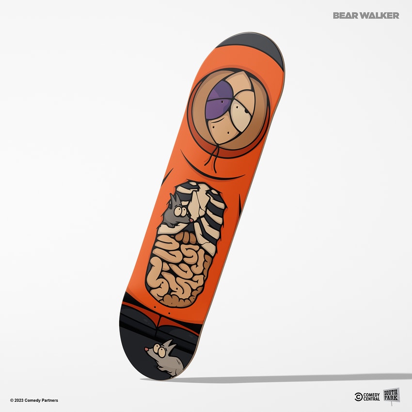 South Park Dead Kenny Skateboard Deck - Prototype Shown View 6