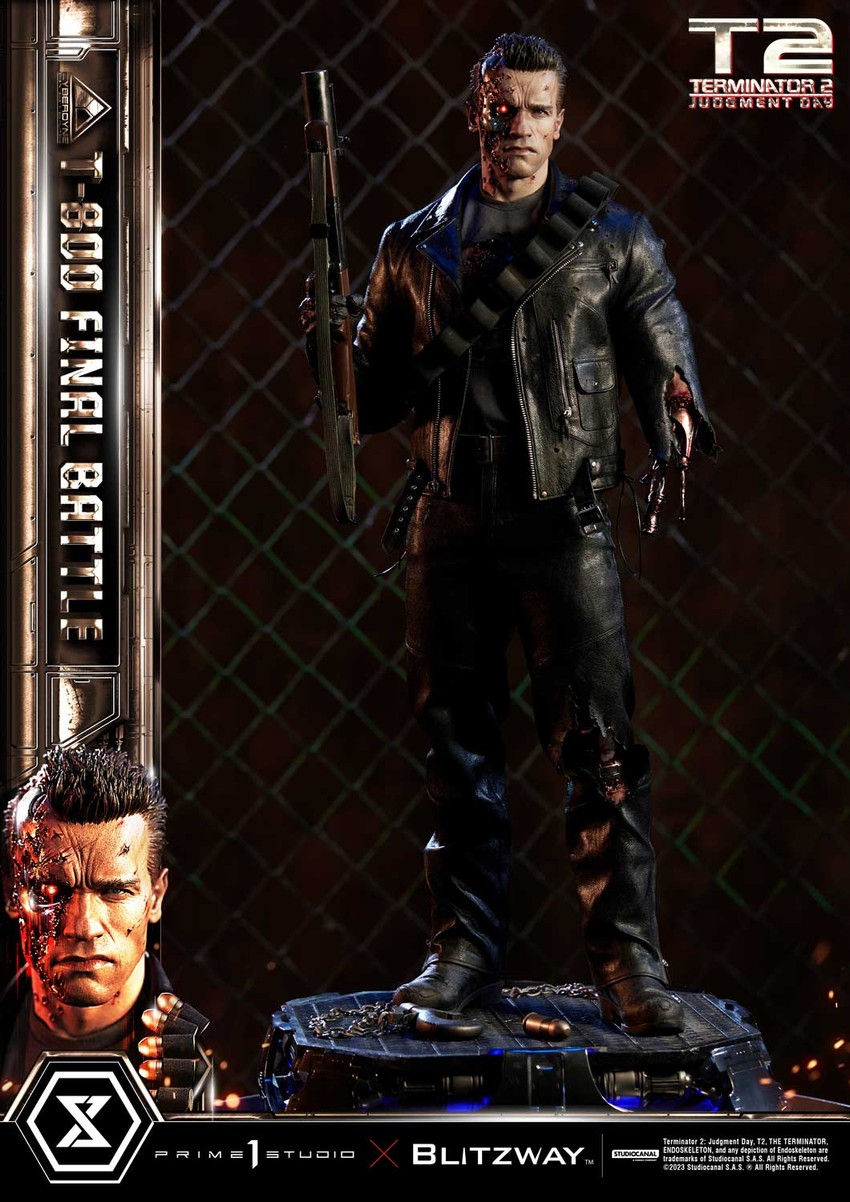 T-800 Final Battle 1:3 Scale Statue by Prime 1 Studio | Sideshow