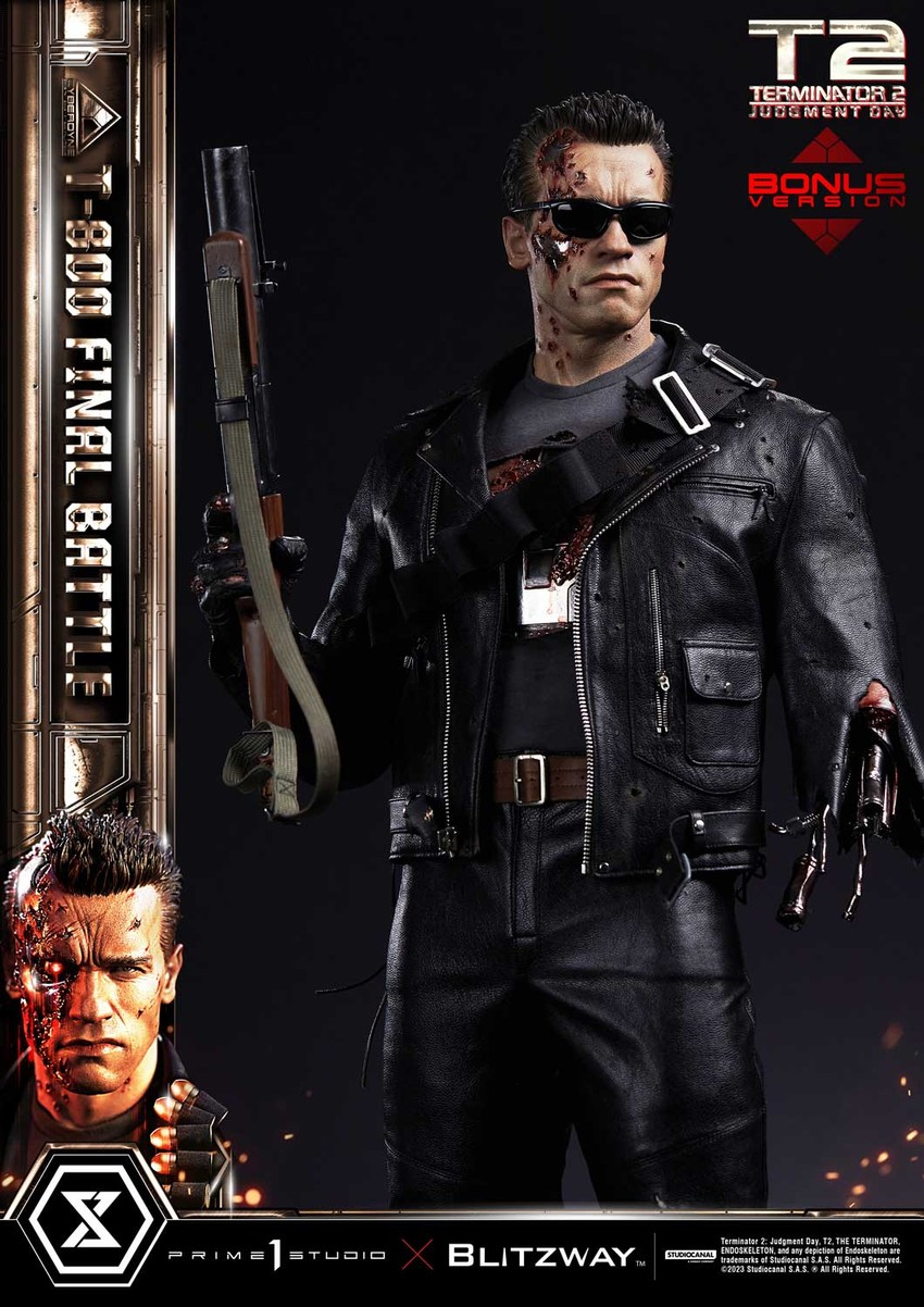 T-800 Final Battle 1:3 Scale Statue by Prime 1 Studio | Sideshow