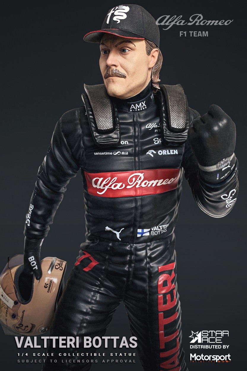 Formula 1 Valtteri Bottas Statues - Prototype Shown View 6