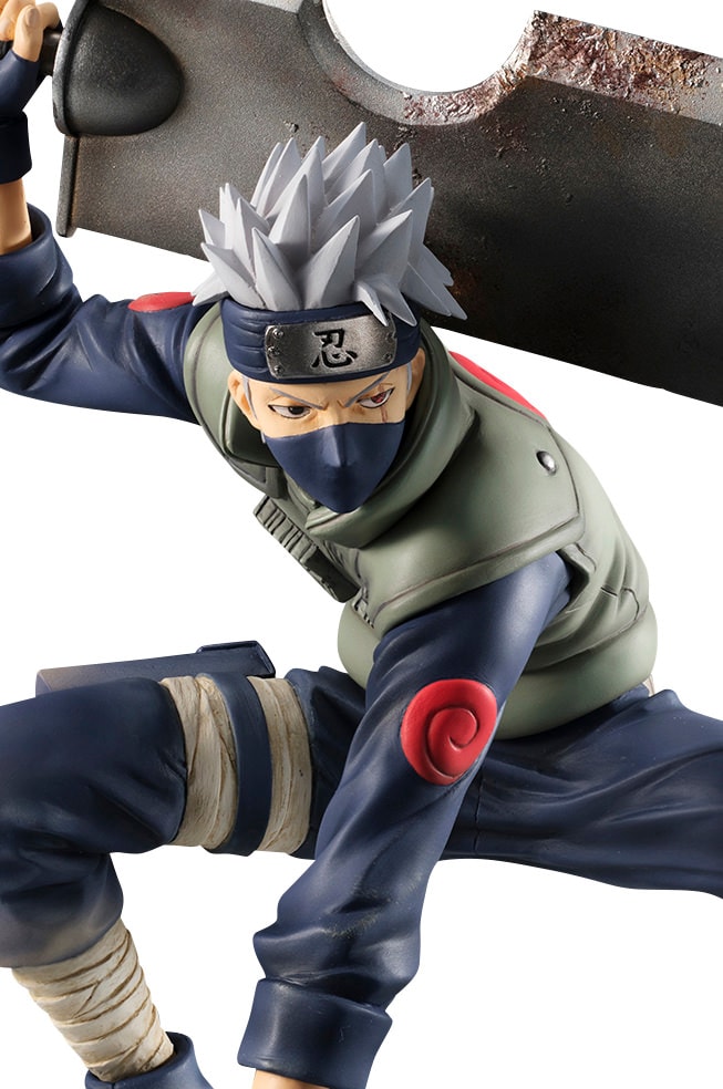 Naruto: Shippuden Kakashi Hatake (Green Ninja War Version) Collectible Figure - Prototype Shown View 3