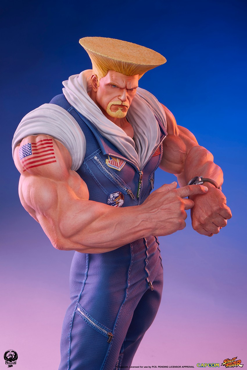 Street Fighter Guile Quarter Scale Statue  Collector Edition - Prototype Shown View 4