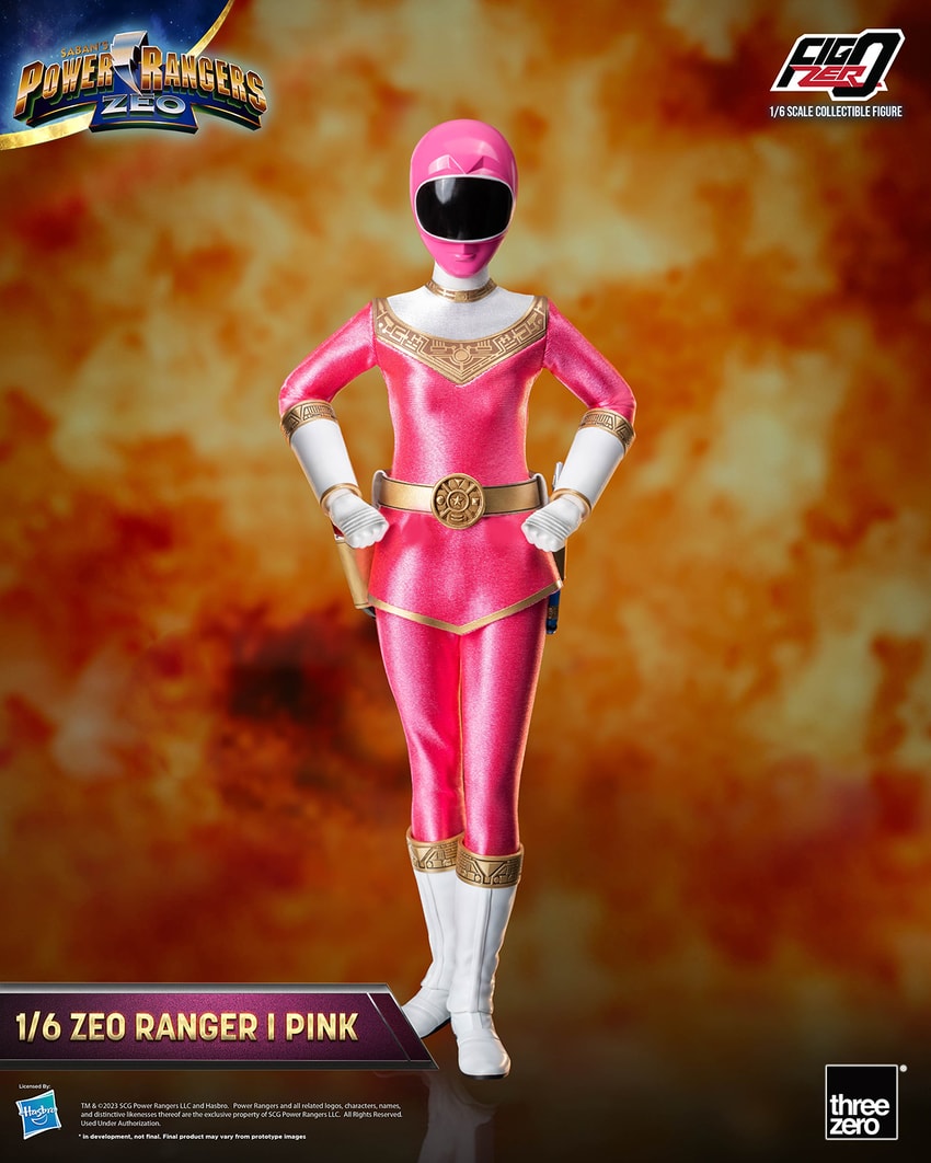 Power Rangers Zeo Zeo Ranger I Pink Sixth Scale Figure - Prototype Shown View 1