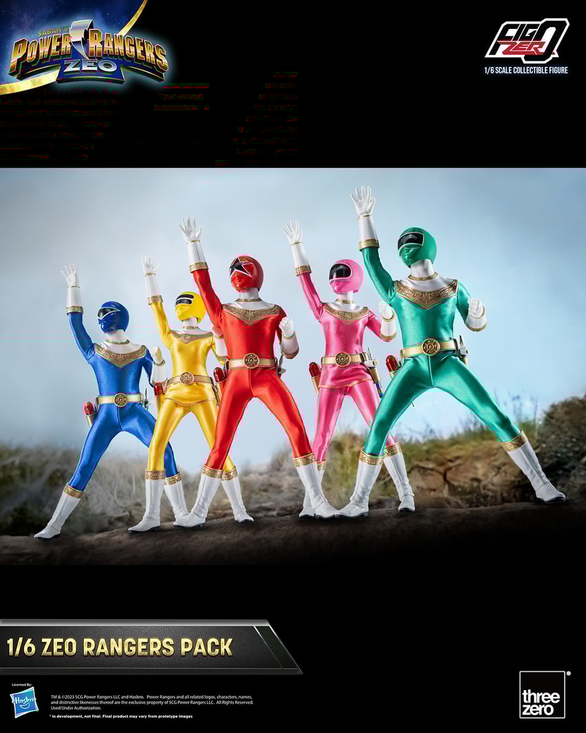 特撮 MIGHTY MORPHIN POWER RANGER three zero Three Zero Mighty Morphin Power Rangers - FigZero 1/6 White