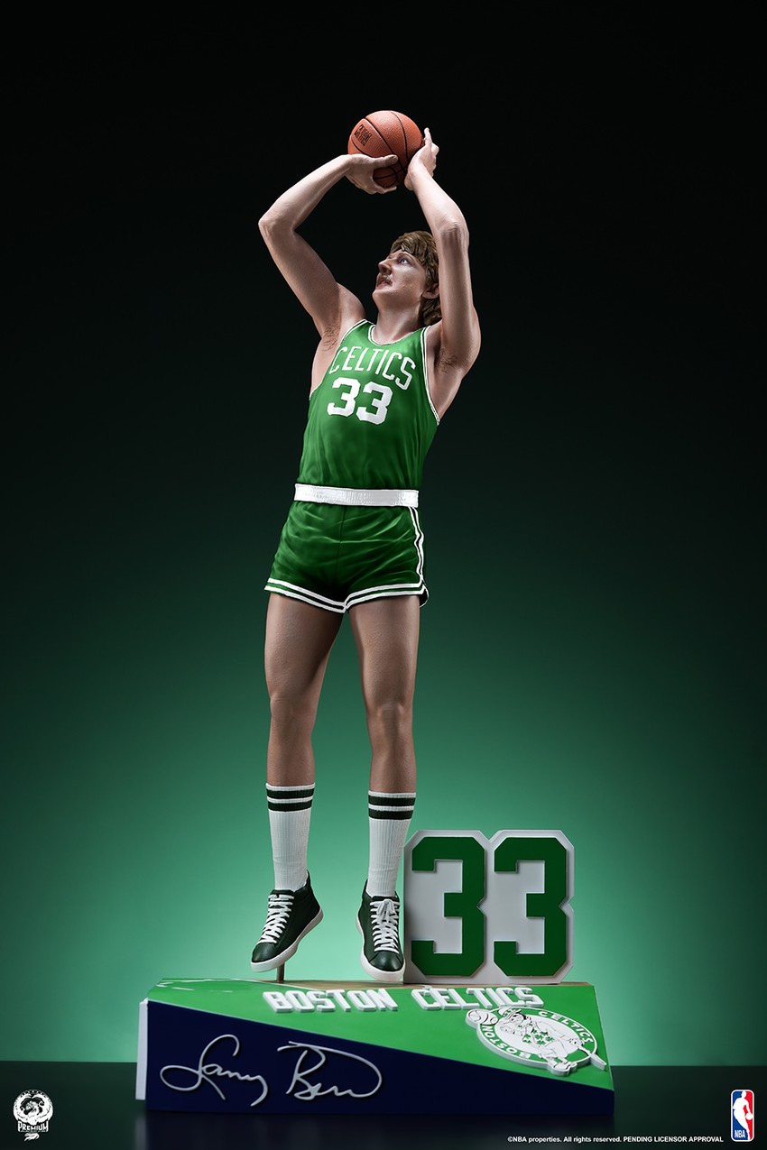 NBA Larry Bird Quarter Scale Statue - Prototype Shown View 6