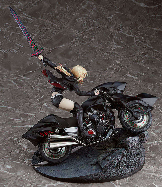Fate/Grand Order Saber Altria Pendragon (Alter) & Cuirassier Noir Collectible Figure - Prototype Shown View 5