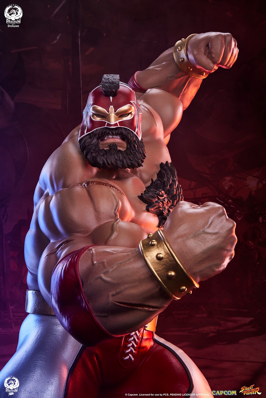 Street Fighter Zangief (Deluxe Edition) Quarter Scale Statue - Prototype Shown View 3