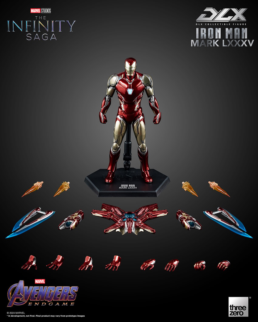threezero DLX アイアンマン マーク 85 DLX Iron Man Mark 85 Collectible Figure by Threezero | Sideshow