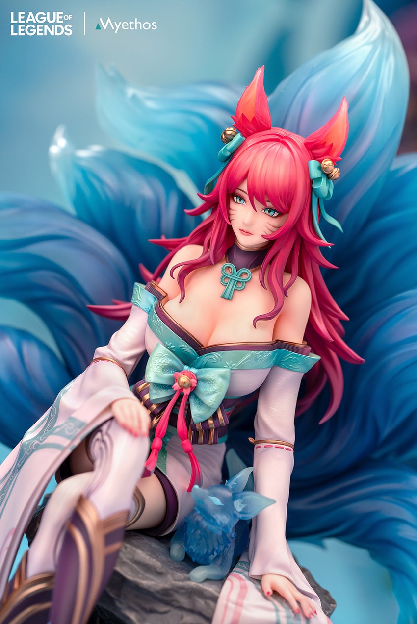 Spirit Blossom Ahri Collectible Figure by Myethos | Sideshow Collectibles, image size:850x1273