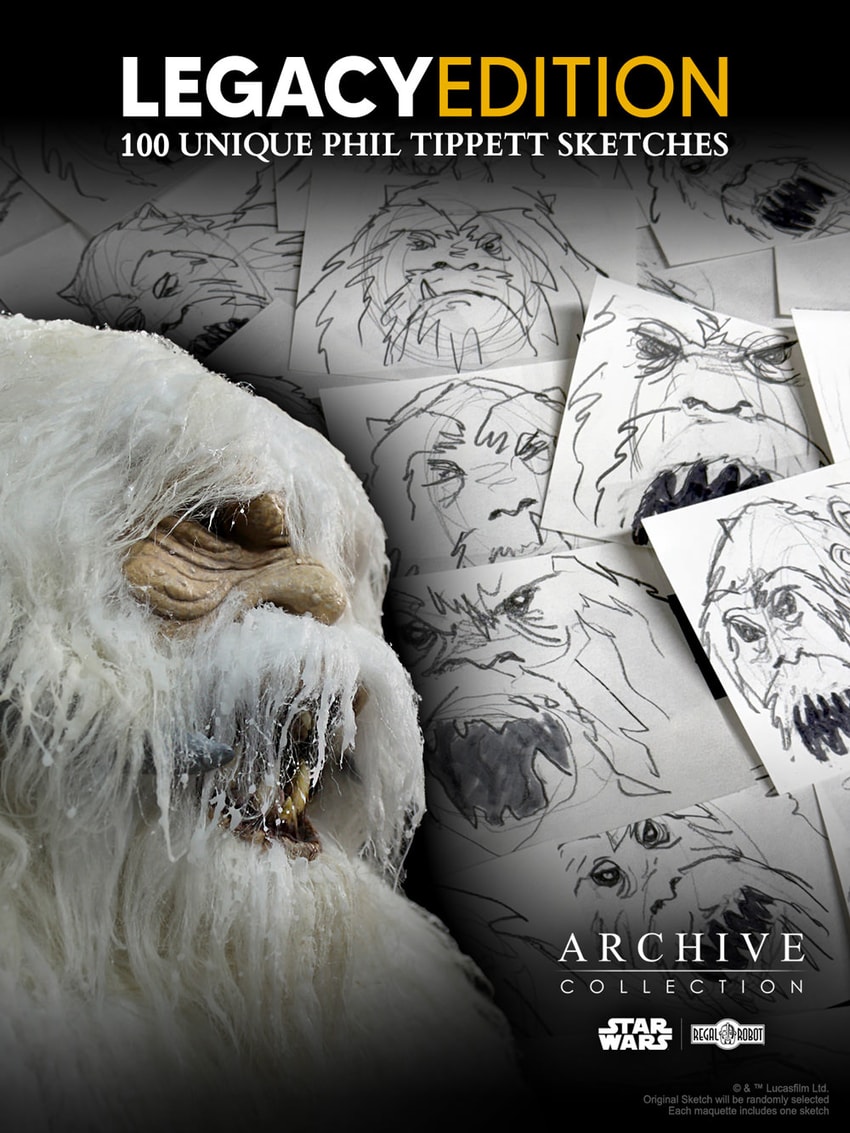 Star Wars WAMPA™ Puppet Legacy Edition Prop Replica - Prototype Shown View 4