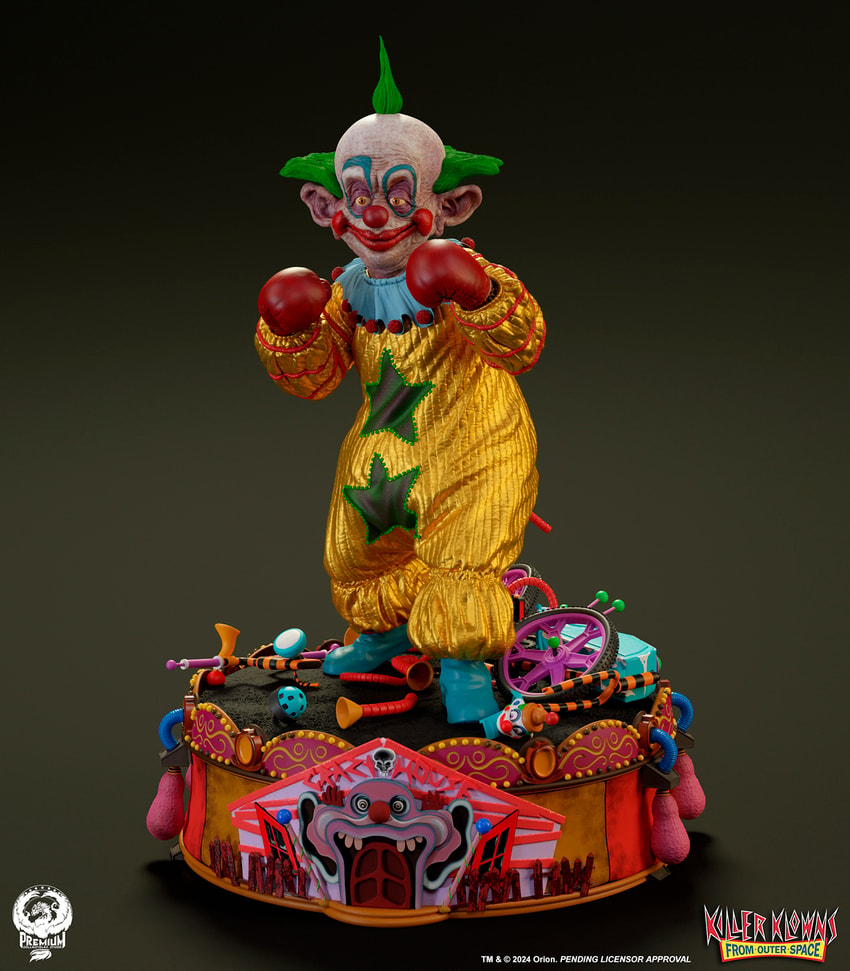Killer Klowns from Outer Space Shorty Quarter Scale Statue  Collector Edition - Prototype Shown View 6