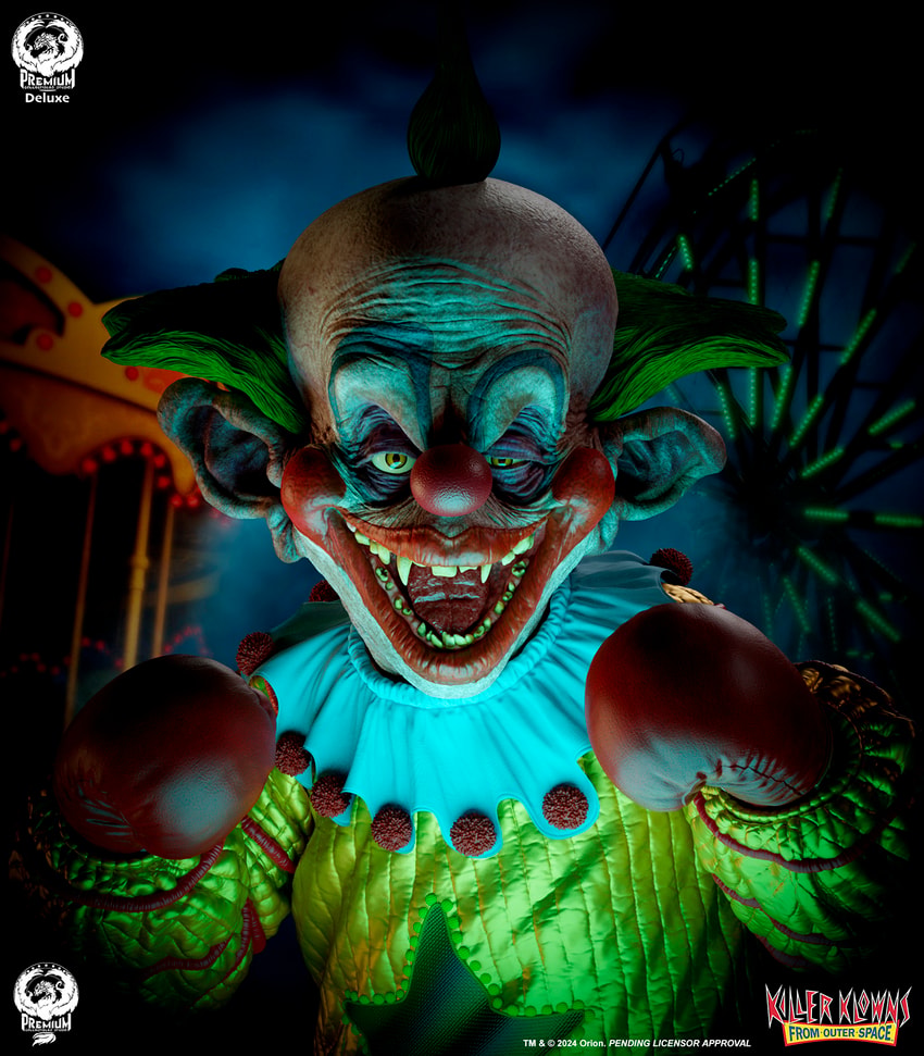 Killer Klowns from Outer Space Shorty Deluxe Edition Quarter Scale Statue - Prototype Shown View 2