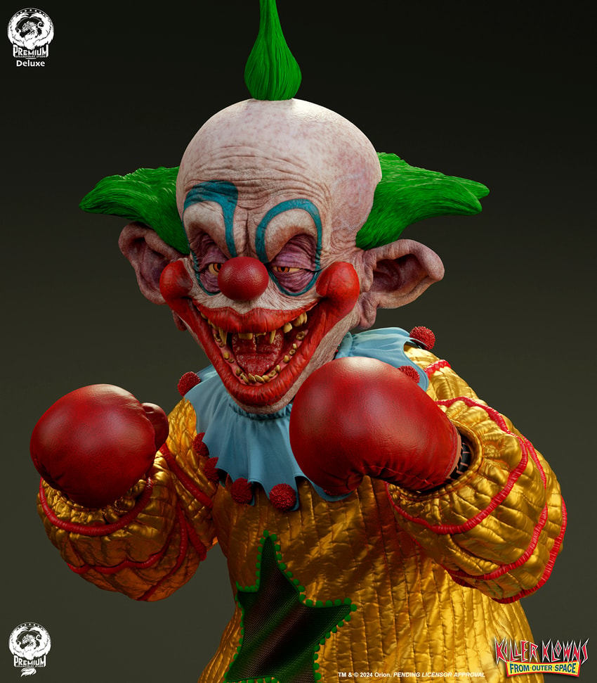 Killer Klowns from Outer Space Shorty Deluxe Edition Quarter Scale Statue - Prototype Shown View 5