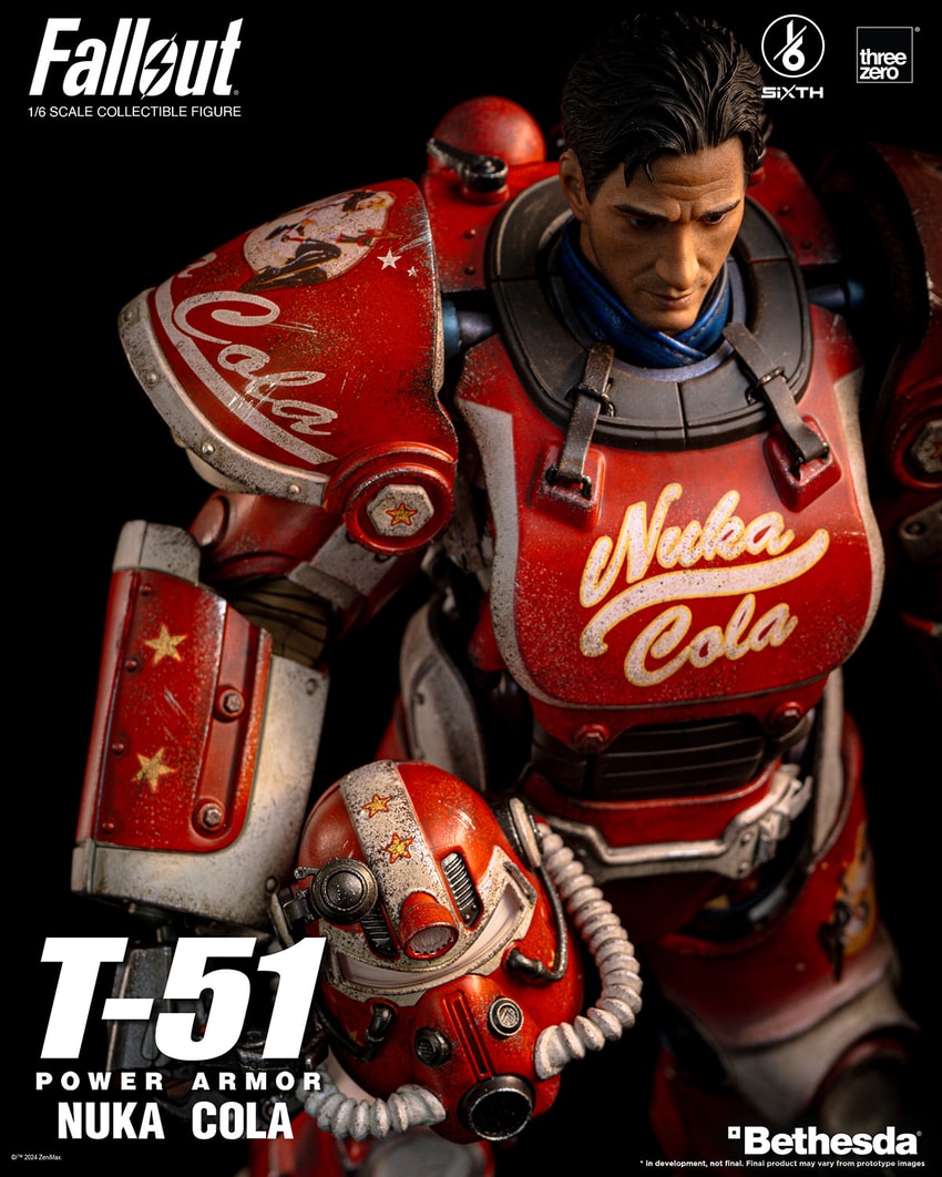 Amazon.com: threezero Fallout T-51 Nuka Cola Power Armor 1:6
