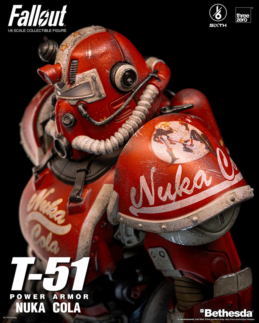 T-51 Nuka Cola Power Armor Sixth Scale Figure by Threezero