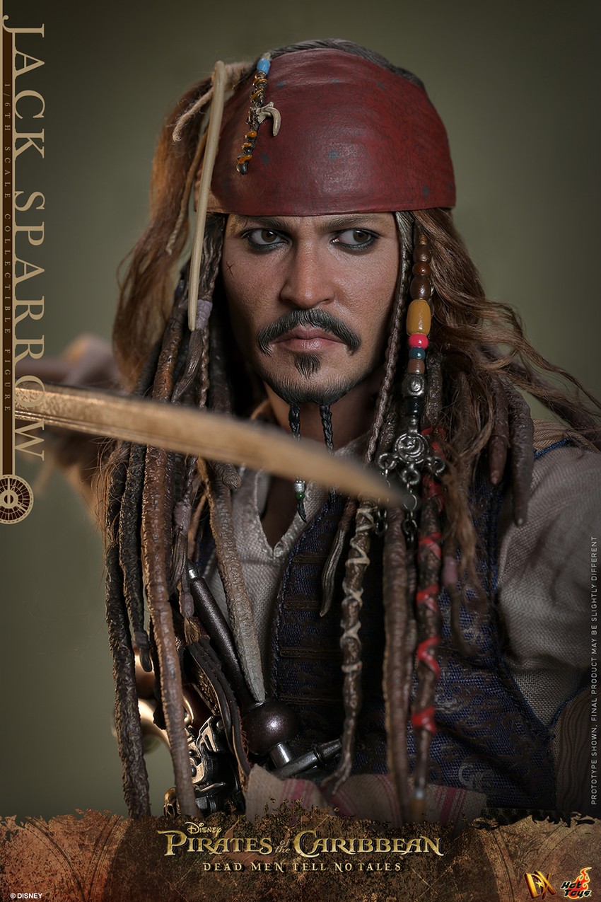 Jack Sparrow (Deluxe Version) Sixth Scale Figure by Hot Toys