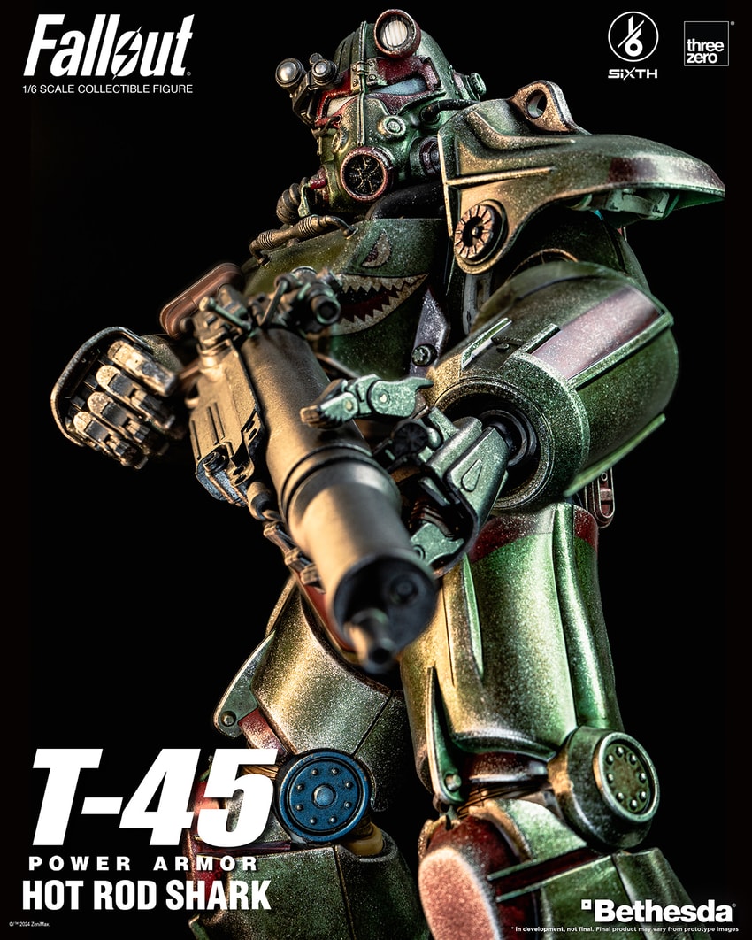 T-45 Hot Rod Shark Power Armor Sixth Scale Figure by