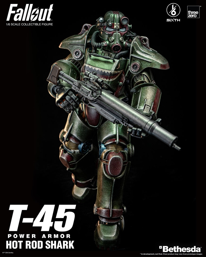 T-45 Hot Rod Shark Power Armor Sixth Scale Figure by Threezero