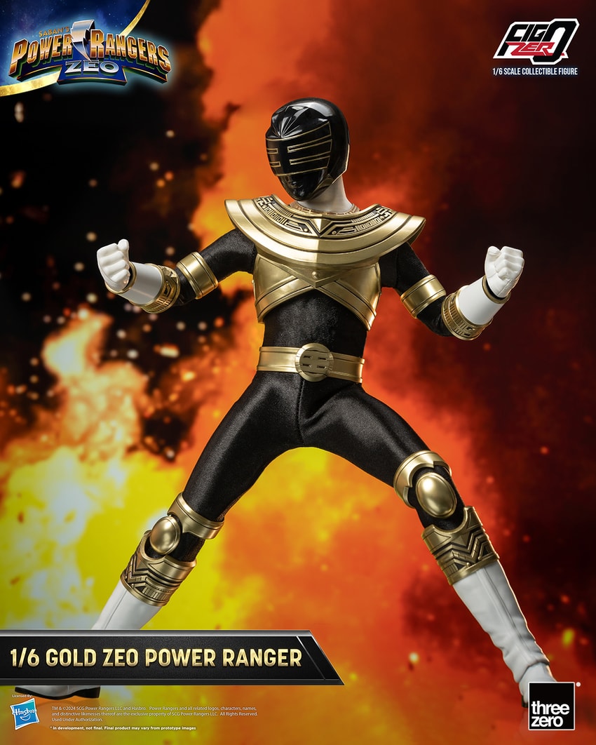 Power Rangers Zeo Gold Zeo Power Ranger Sixth Scale Figure - Prototype Shown View 6