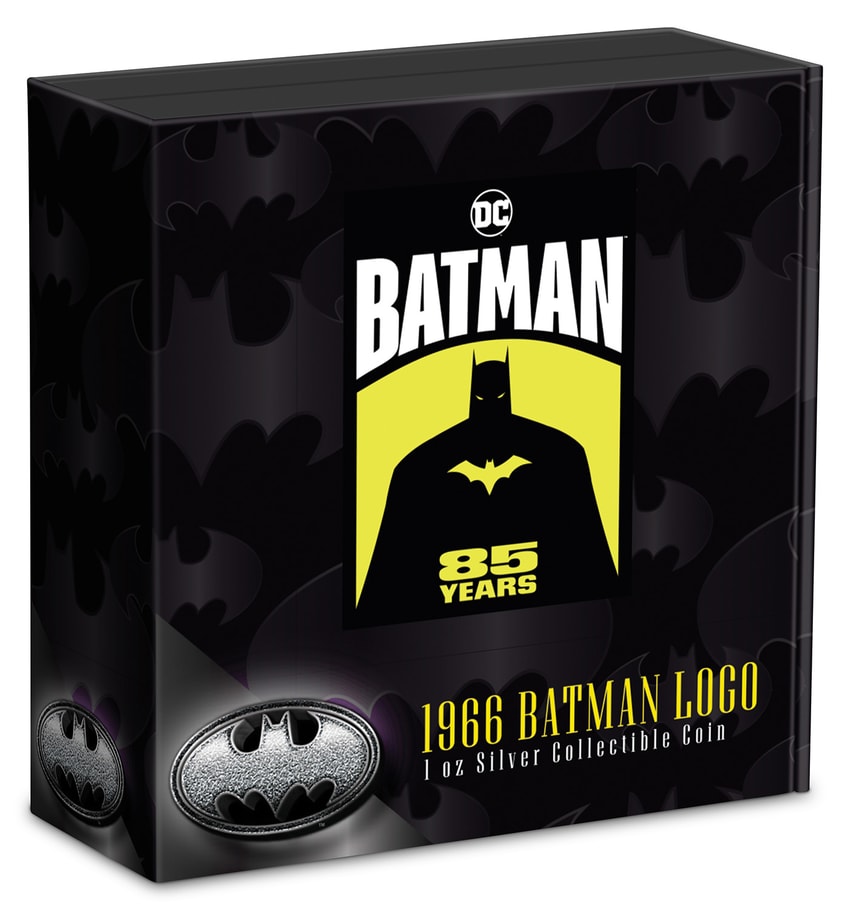 DC Comics Batman 85 Years 1oz Silver Coin Silver Collectible - Prototype Shown View 6