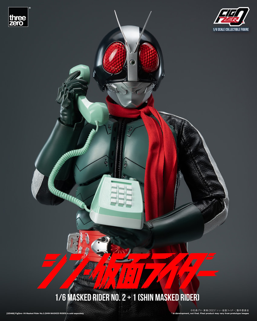 Masked Rider No.2+1 (SHIN MASKED RIDER) Sixth Scale Figure by