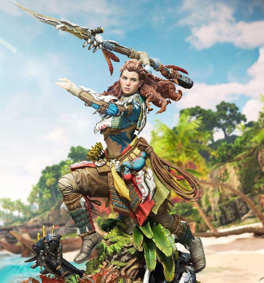 Horizon Forbidden West Aloy (Bonus Version) Quarter Scale Statue - Prototype Shown View 1