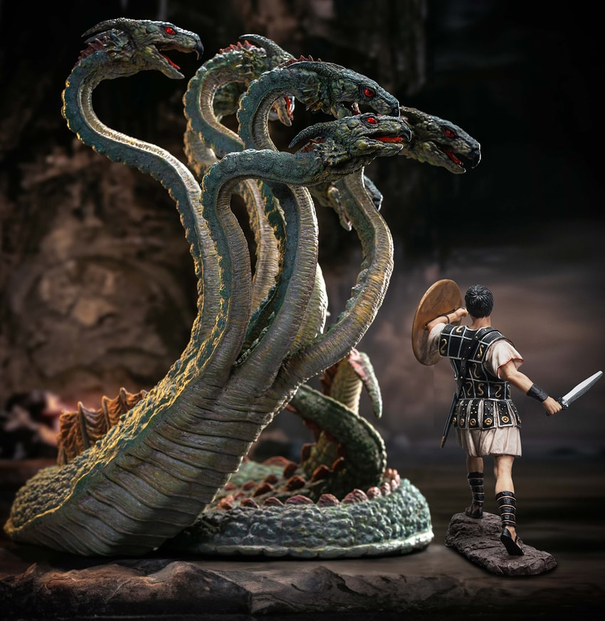 Ray Harryhausen Hydra Deluxe Statues - Prototype Shown View 5