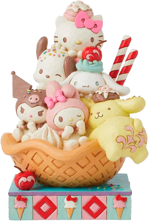 Sanrio Hello Kitty & Friends Waffle Figurine  View 6