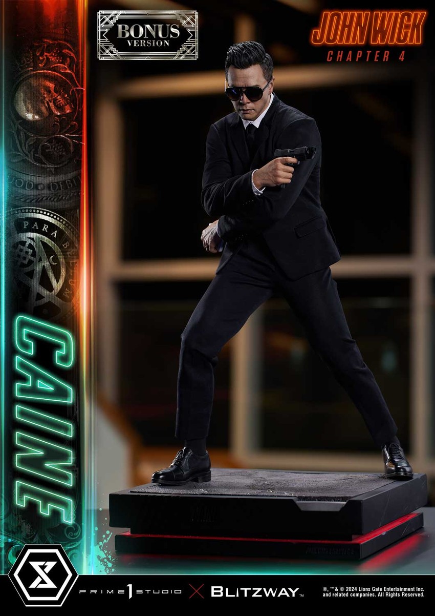 John Wick Caine (Deluxe Bonus Version) Quarter Scale Statue - Prototype Shown View 6