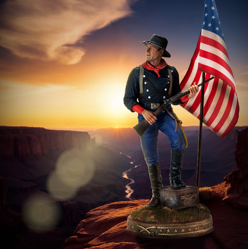 John Wayne John Wayne (Civil War 1863) Statues - Prototype Shown View 5