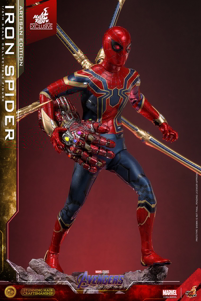 Marvel Iron Spider (Artisan Edition) Sixth Scale Figure - Prototype Shown View 3
