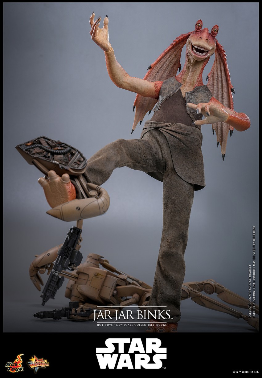 Jar Jar Binks Sixth Scale Figure by Hot Toys Sideshow Collectibles