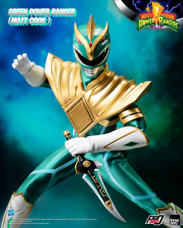 Mighty Morphin Power Rangers Green Power Ranger (Matt Cook) PX Exclusive Sixth Scale Figure - Prototype Shown View 5
