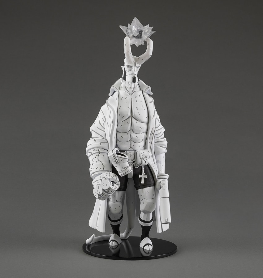 Hellboy Black & White (Previews Exclusive) Sixth Scale