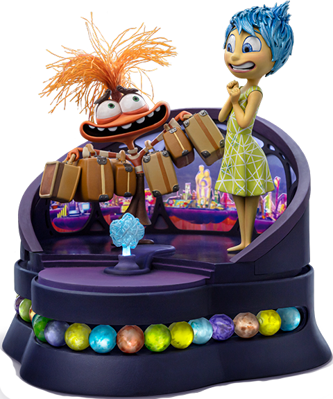 Disney Joy and Anxiety Deluxe 1:10 Scale Statue - Prototype Shown View 5