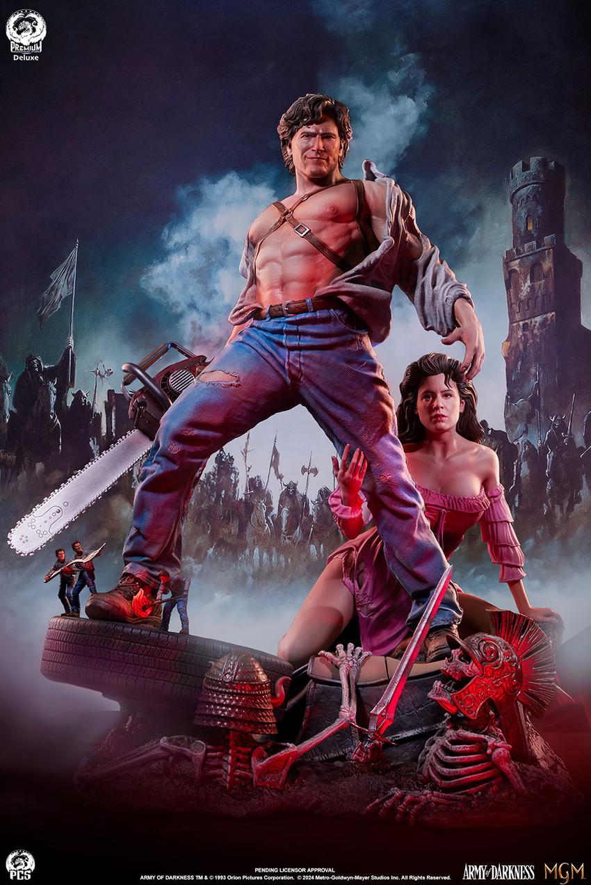 Army of Darkness Ash Deluxe Edition Quarter Scale Statue - Prototype Shown View 1